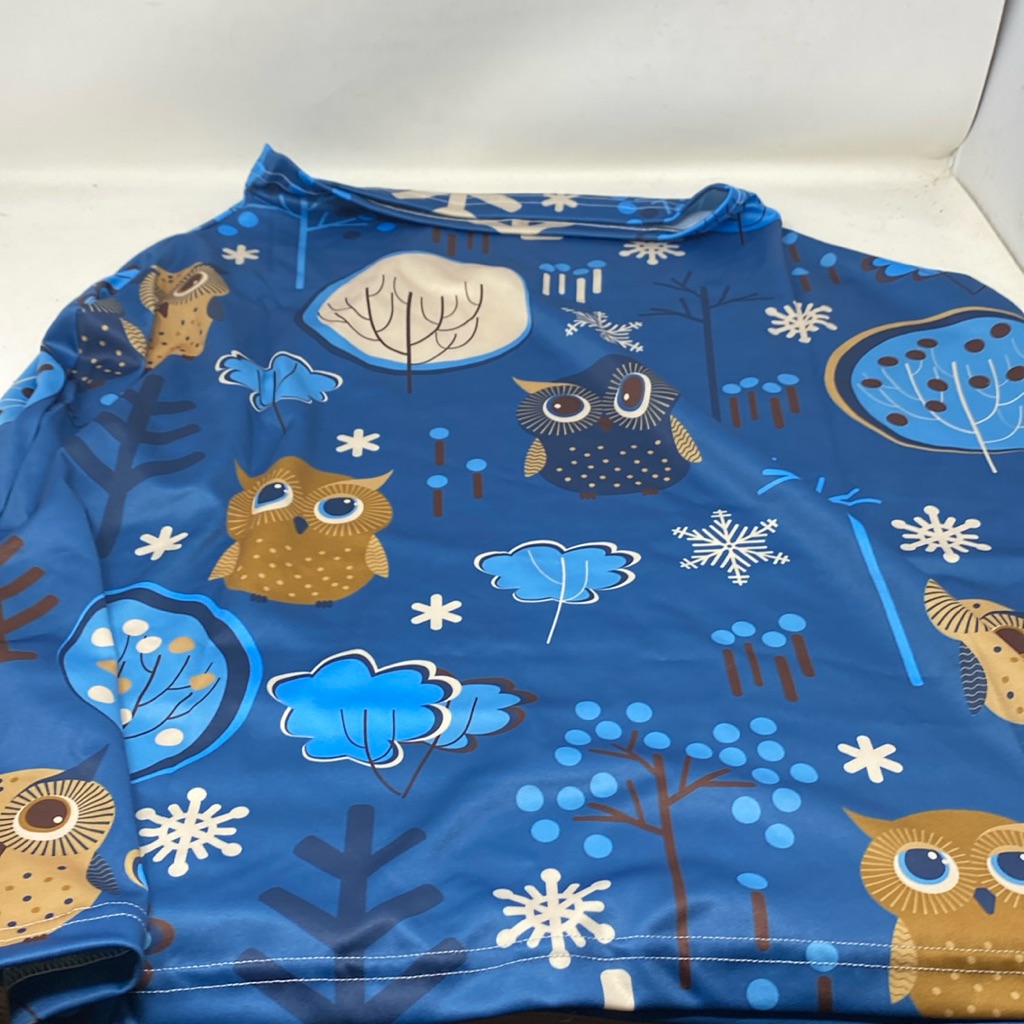 Brand New In Bag Blue Owl Car Seat Cover